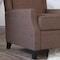 Flash Furniture Prescott Traditional Style Slim Push Back Recliner Chair-Wingback, Brown Polyester, Accent Nail Trim BO-BS7002-1-BR-GG - alternate 7